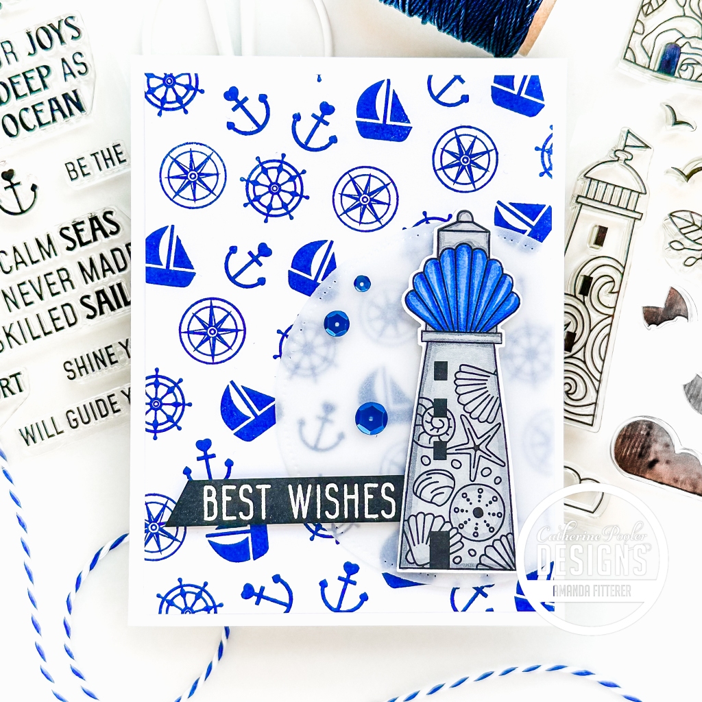 Catherine Pooler Designs - 12 x 12 Patterned Paper Pack - Nantucket